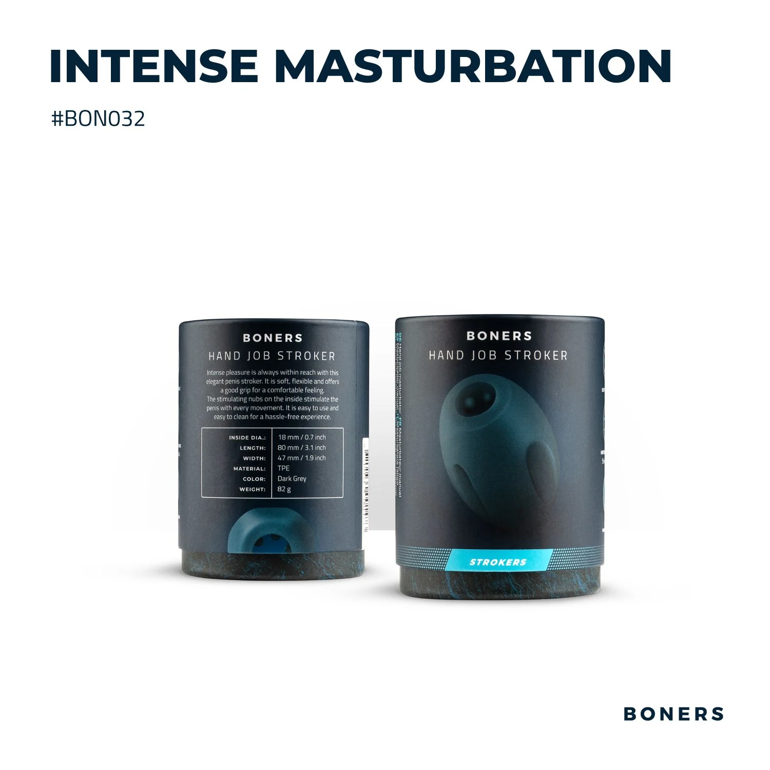 Boners Handjob Stroker van rubber, TPE-S en TPE