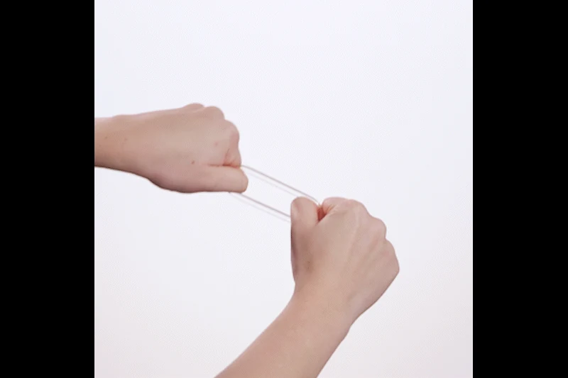 Transparante Boners ballstretcher set van flexibel TPE en rubber