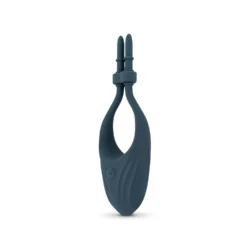 Boners verstelbare cockring blauw van siliconen en ABS