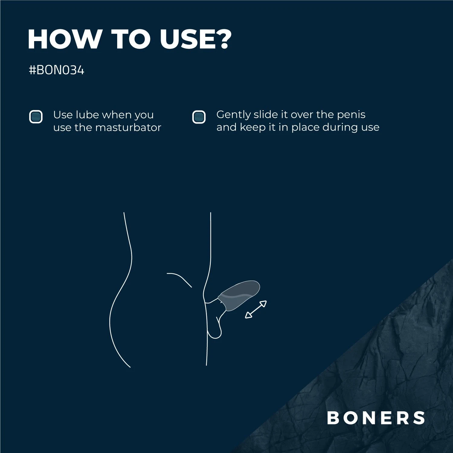 Blauwe Boners masturbator van siliconen en ABS voor penisstimulatie