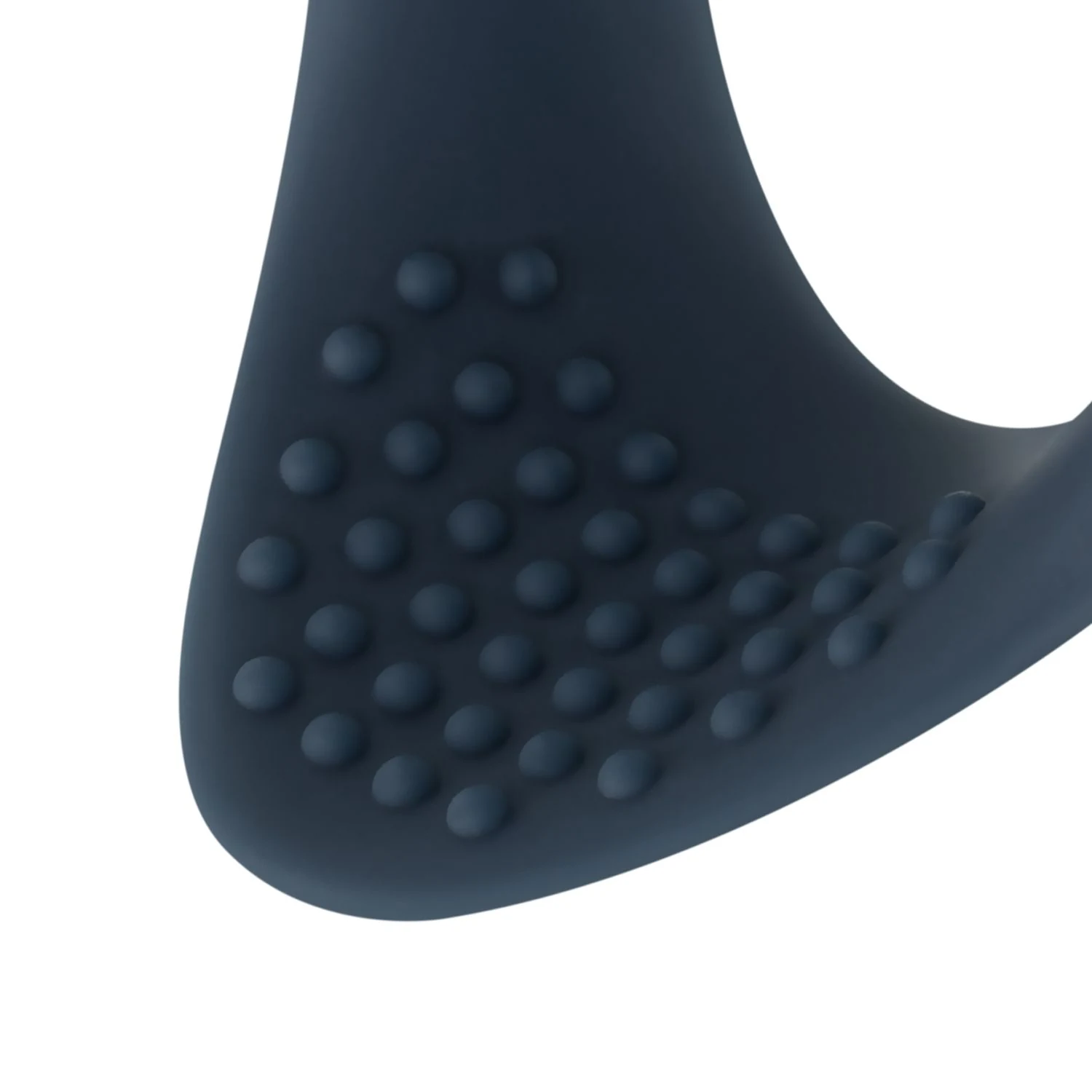Cockring van ABS, siliconen en metaal met vibratie voor hem