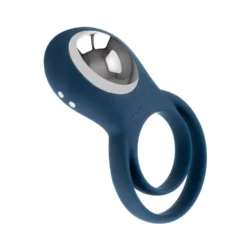 Boners vibrerende cockring blauw voor koppels