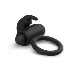 Bunny Vibe Cockring van Easytoys Men Only in zwart