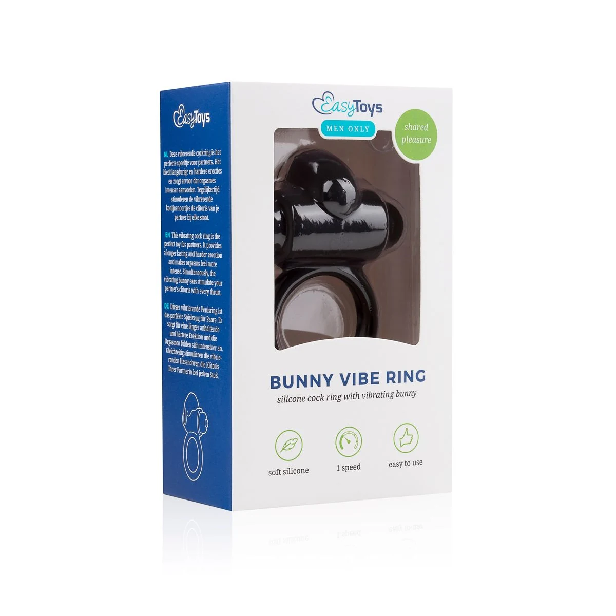 Bunny Vibe Cockring geschikt voor glijmiddel op waterbasis