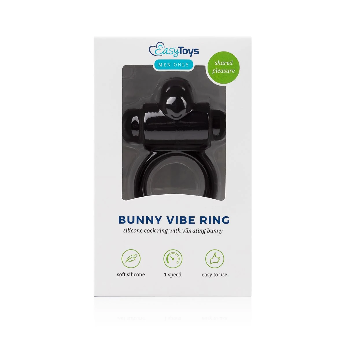 Bunny Vibe Cockring van 74 mm lang