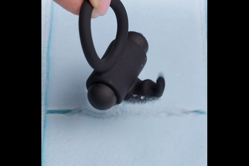 Bunny Vibe Cockring met bunny stimulator en vibrerende bullet