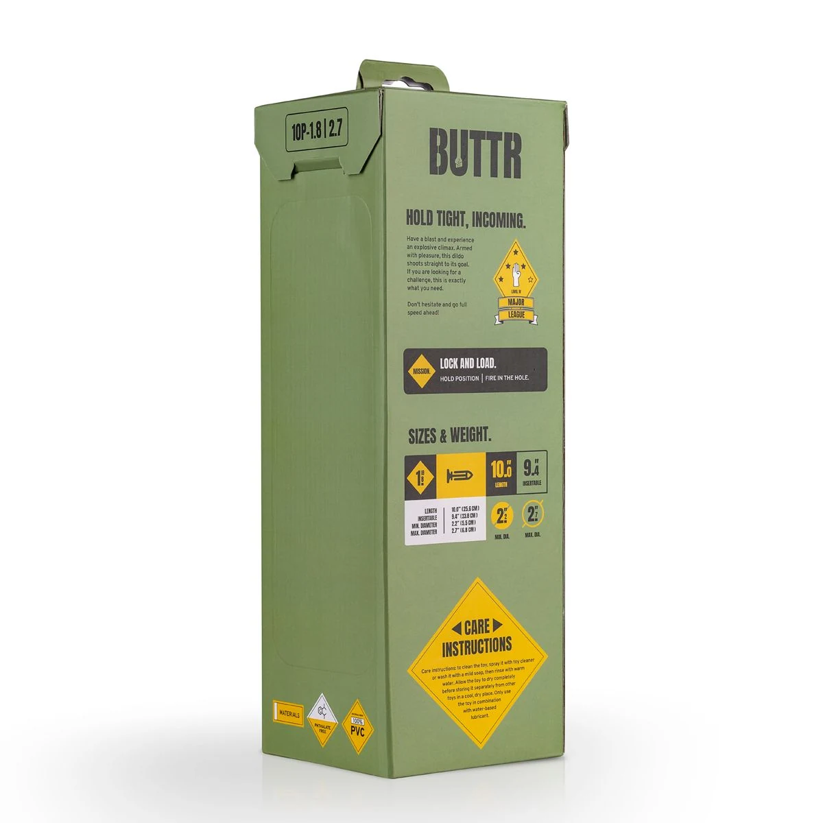 BUTTR 10 Pounder XXL Dildo 256 mm voor expertgebruikers