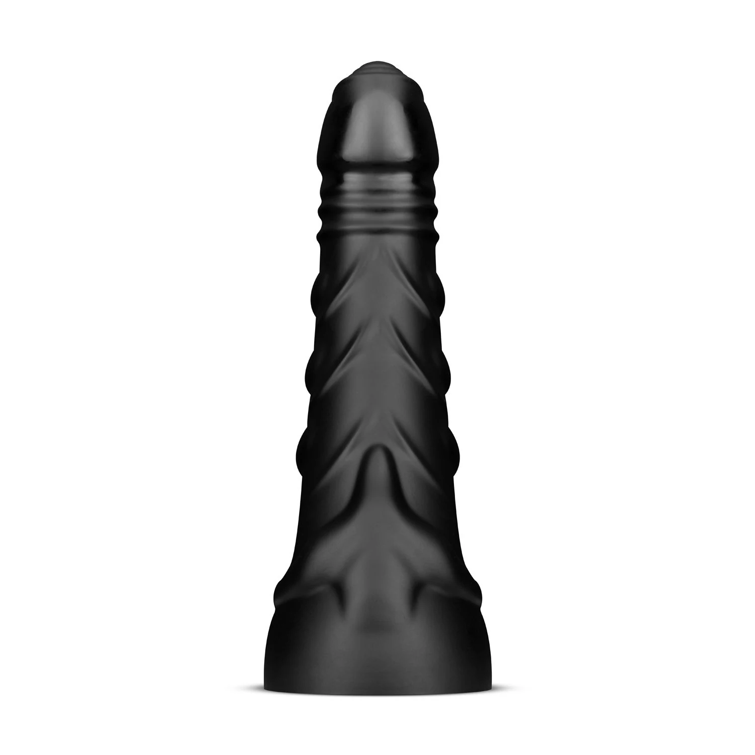 Zwarte BUTTR Black Hawk dildo met gebogen design voor G-spot- of prostaatstimulatie