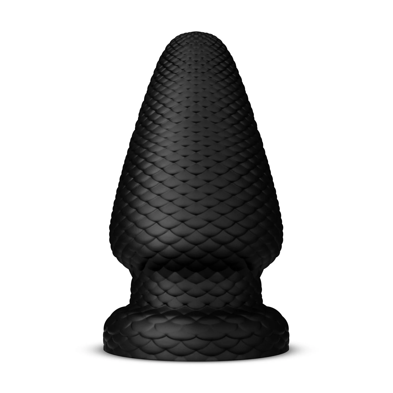 BUTTR Cold Blooded grote buttplug met textuur in zwart