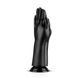 BUTTR Double Trouble Fisting Dildo zwart met sterke zuignap