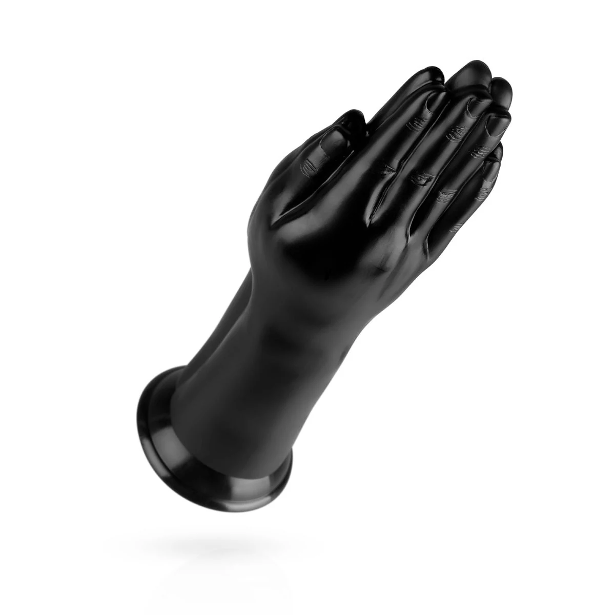 Zwarte BUTTR fisting dildo van PVC met handvorm