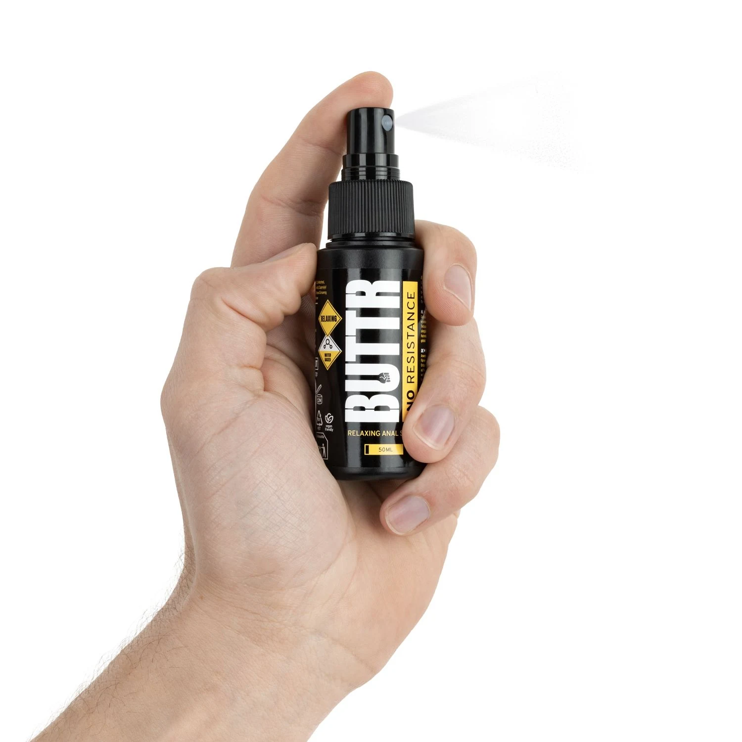 BUTTR EXXtreme Anal Spray 50ml met eenvoudige spray applicatie