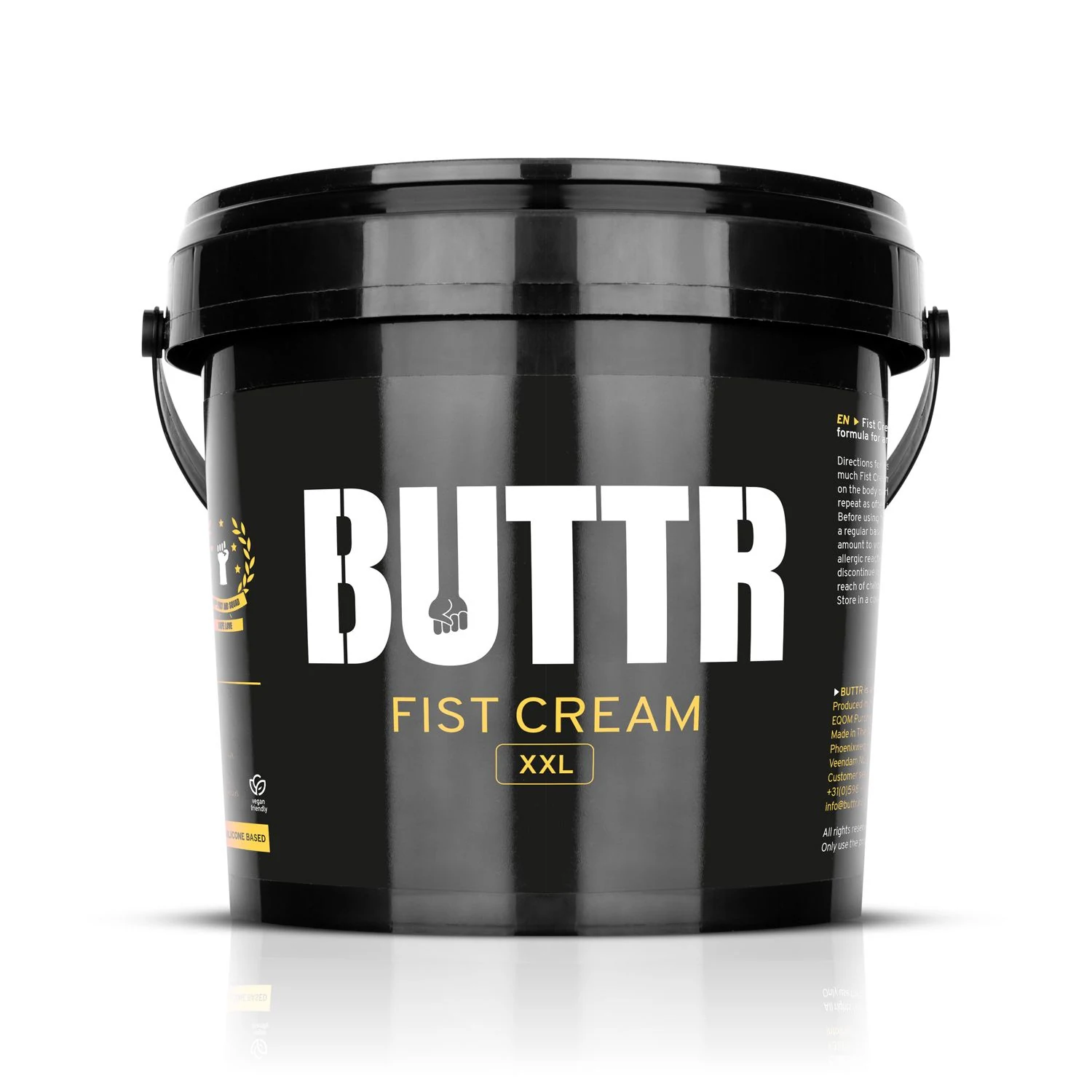 BUTTR fisting crème 1000 ml in XXL emmer, extra dik en glad glijmiddel