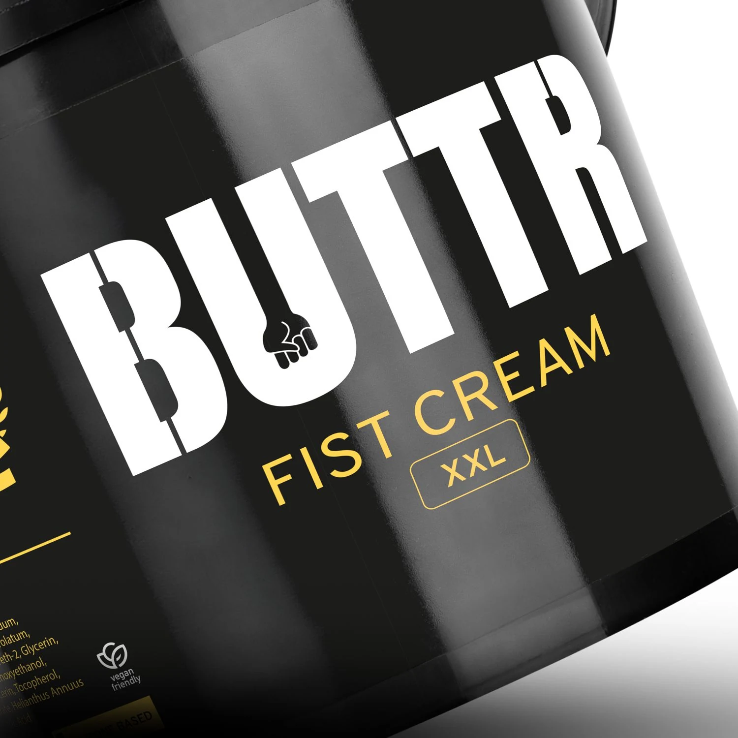 BUTTR fisting crème 1000 ml, zacht voor de huid en verpakt in royale emmer