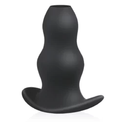 BUTTR Foxhole holle buttplug van zwart siliconen