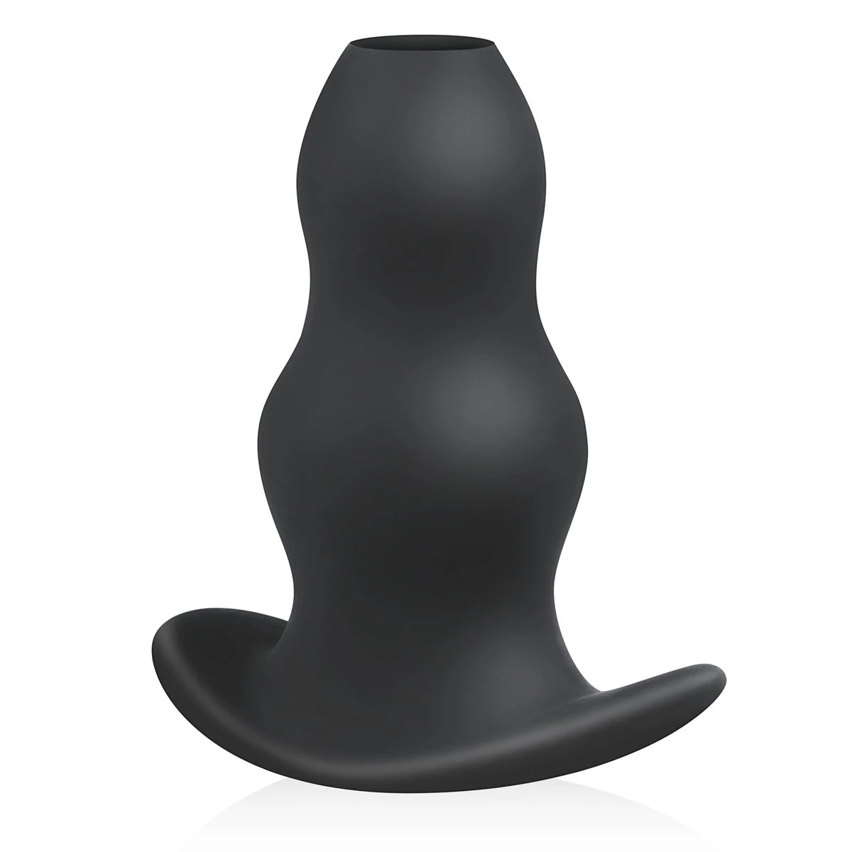 BUTTR Foxhole holle buttplug van zwart siliconen