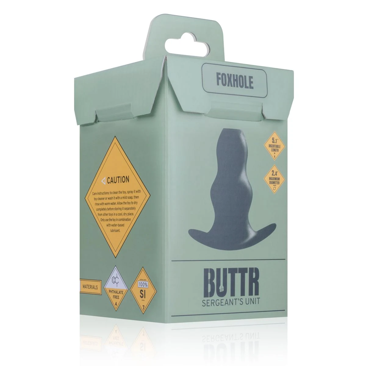 BUTTR Foxhole buttplug met binnendiameter 23 mm en lengte 140 mm