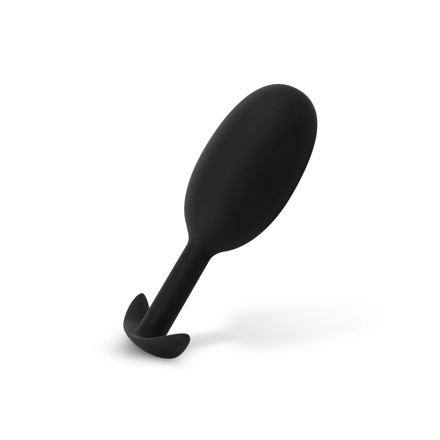 BUTTR017 verzwaarde anaalplug zwart, met buitendiameter 110 mm en minimale diameter 40 mm