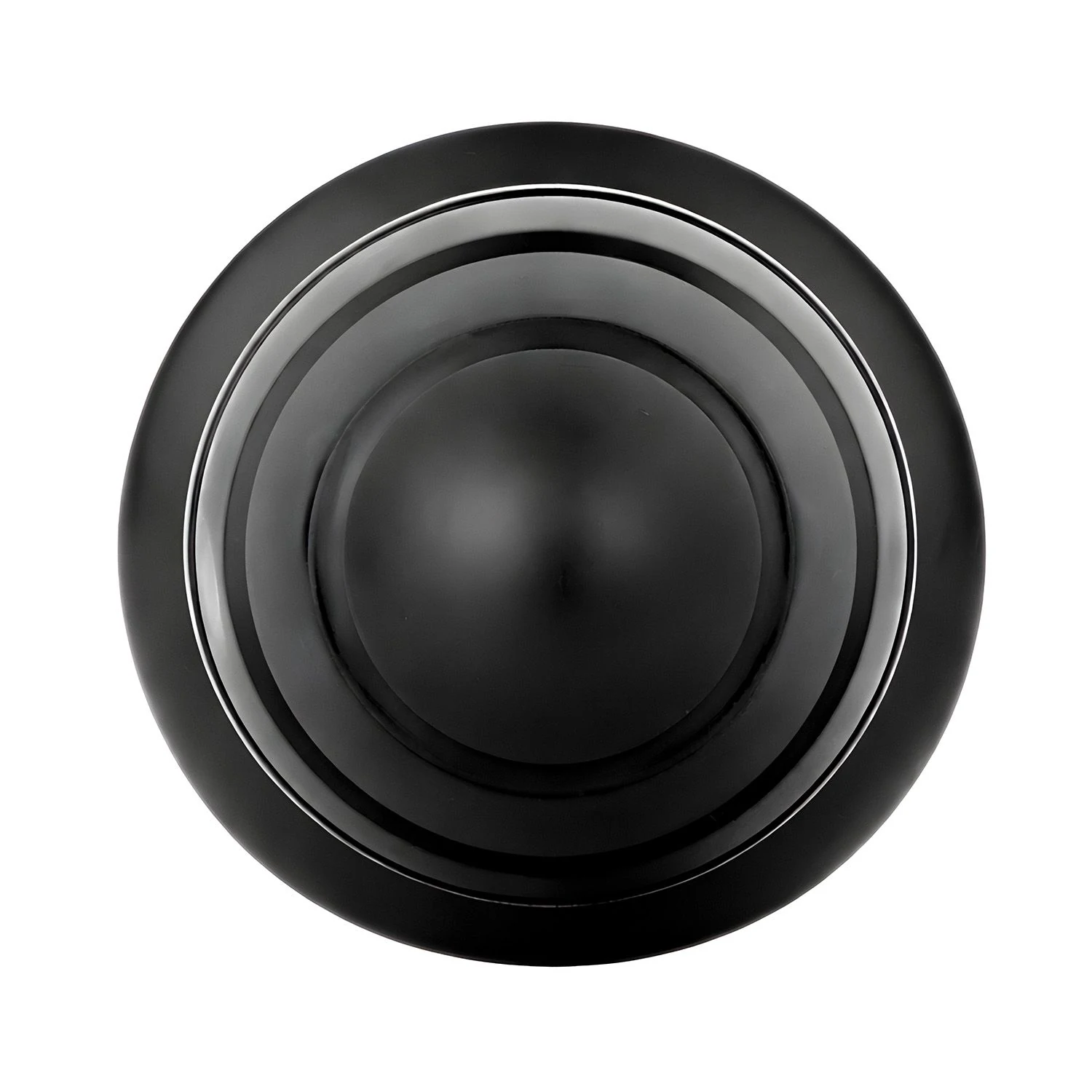 Zwarte BUTTR Aftershock buttplug met segmentdesign en brede basis