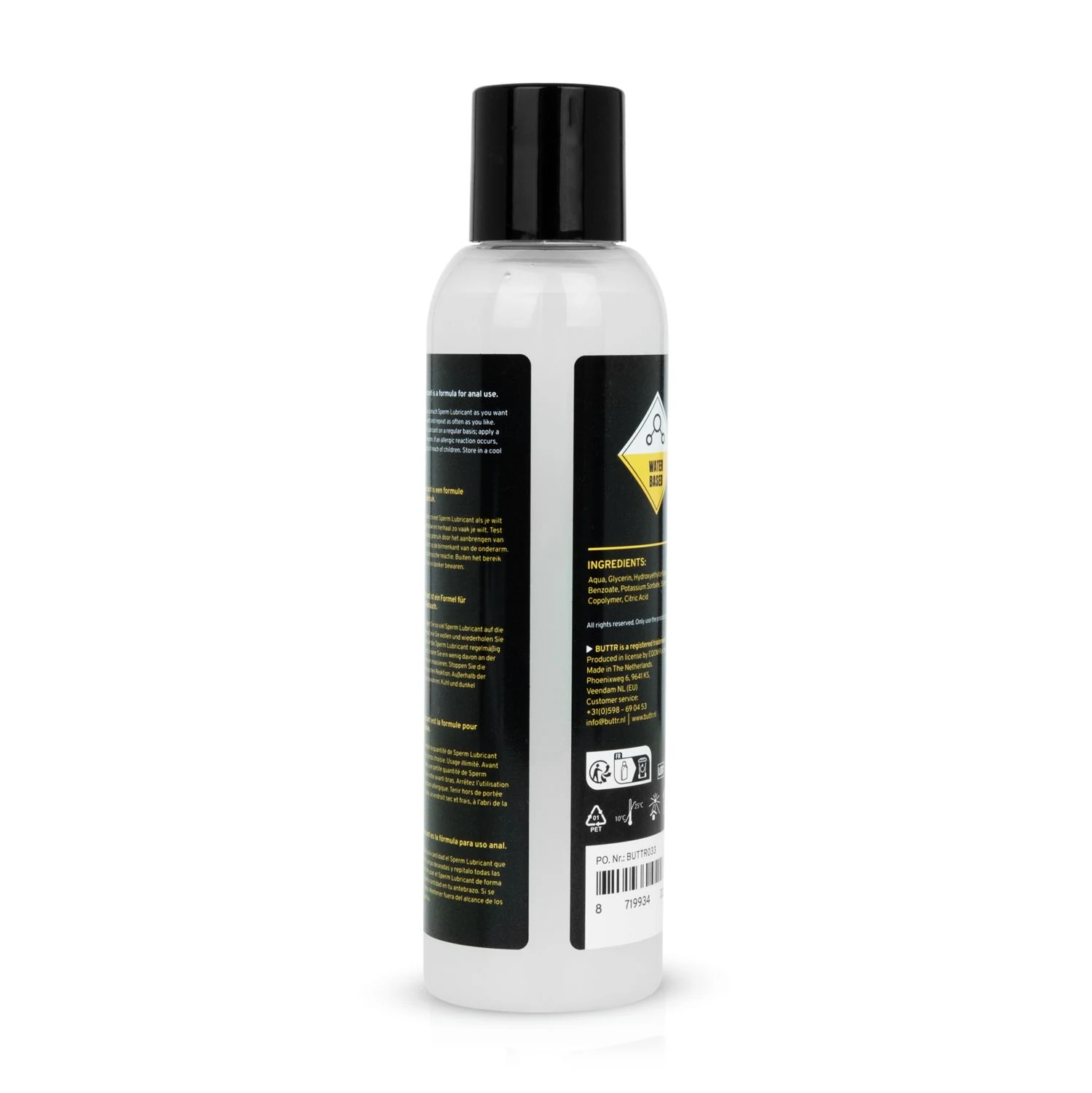 BUTTR Sperma Wit Glijmiddel unisex op waterbasis, 150 ml