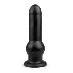 BUTTR Tactical I Dildo zwart met glad flexibel PVC en sterke zuignap