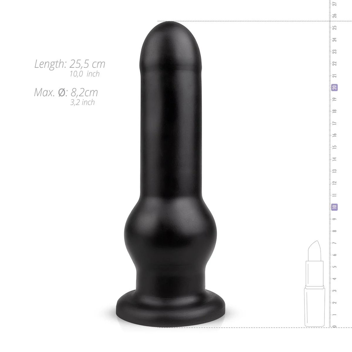 BUTTR Tactical I Dildo flexibel PVC geschikt voor glijmiddel op waterbasis