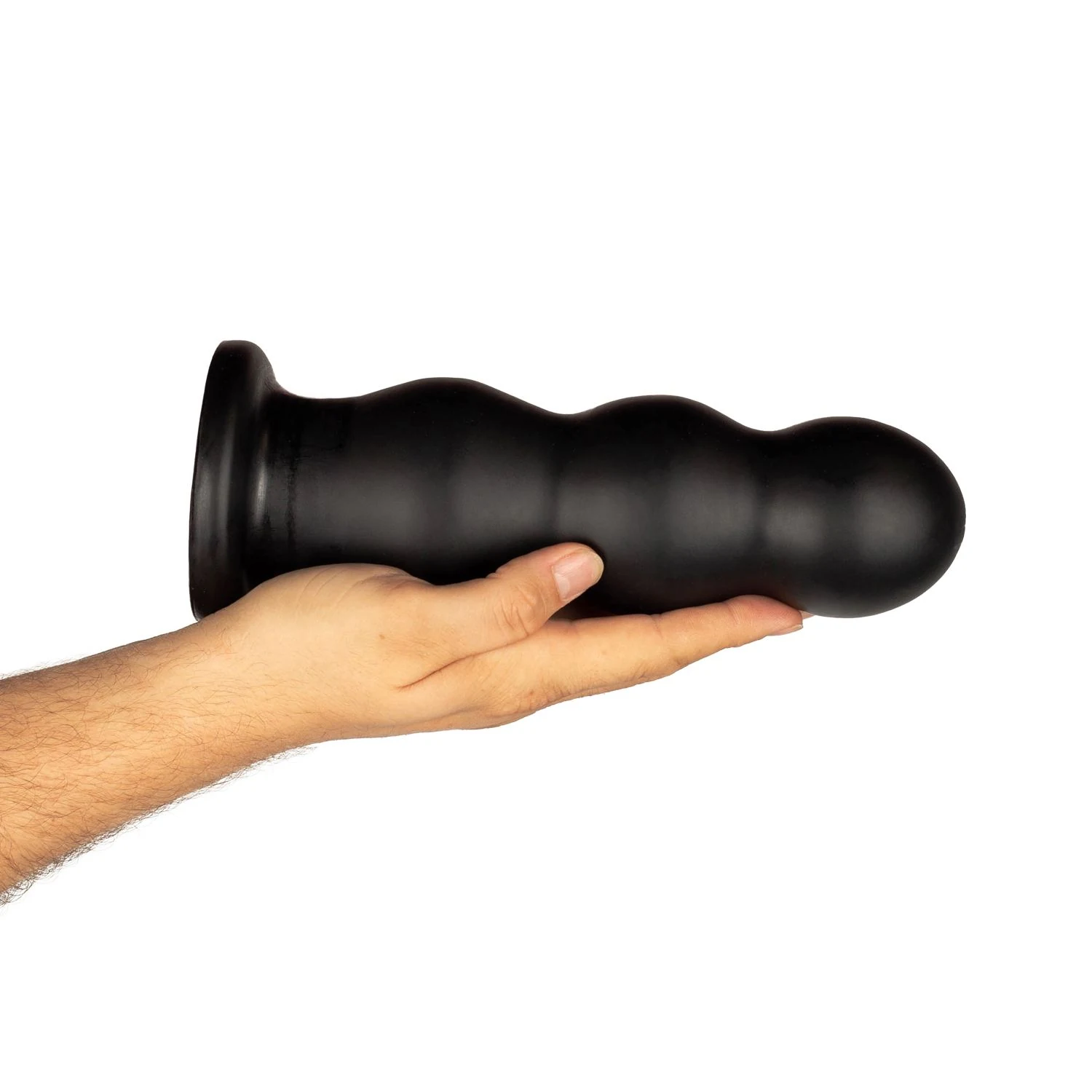BUTTR Tactical III Buttplug van PVC met brede vlakke voet en zuignap