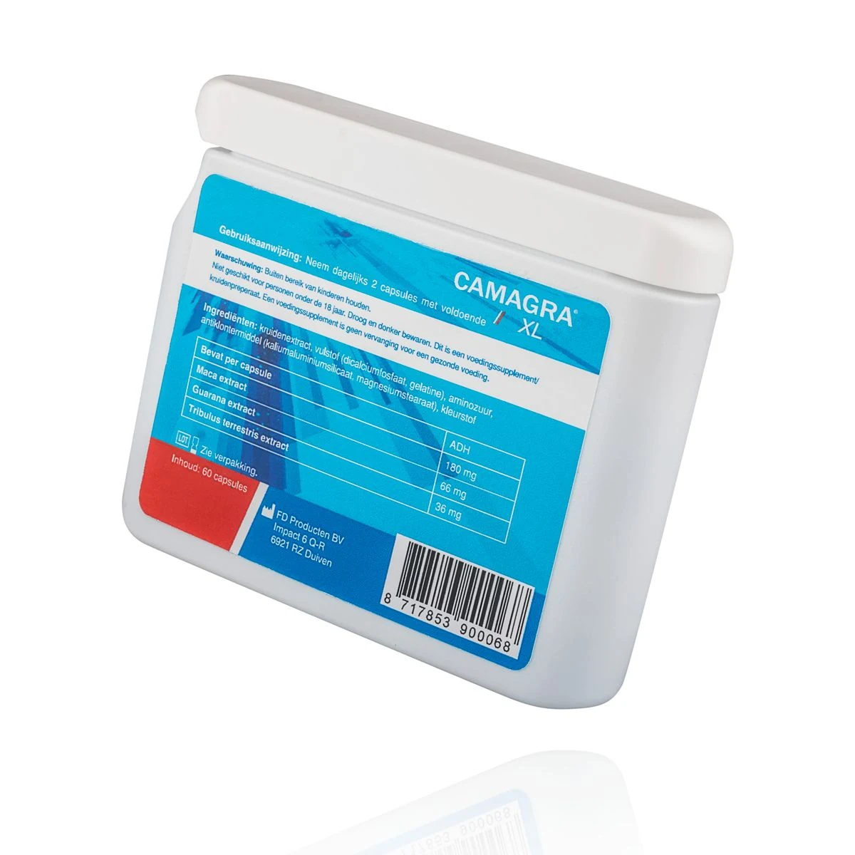 Camagra XL 60 stuks met Maca, Guarana, Tribulus terrestris en L-arginine