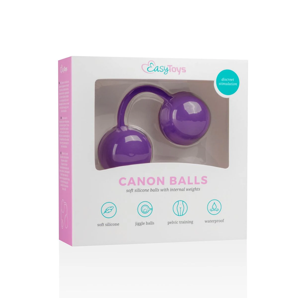 Canon Balls paarse vaginaballetjes met maximale diameter van 37 mm