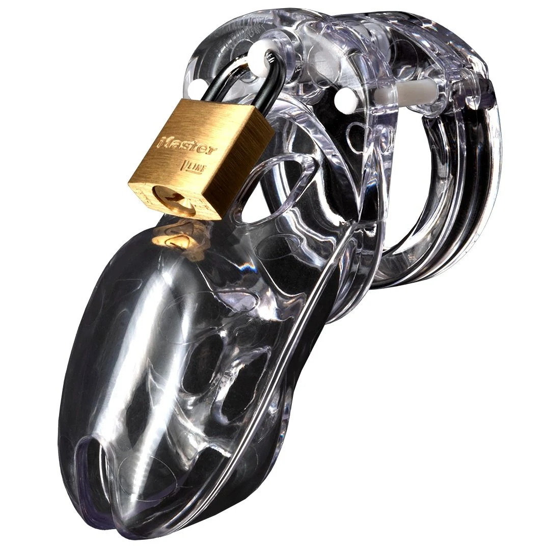 CB-X CB3000 kuisheidskooi clear met geventileerde kooi en platte ringen