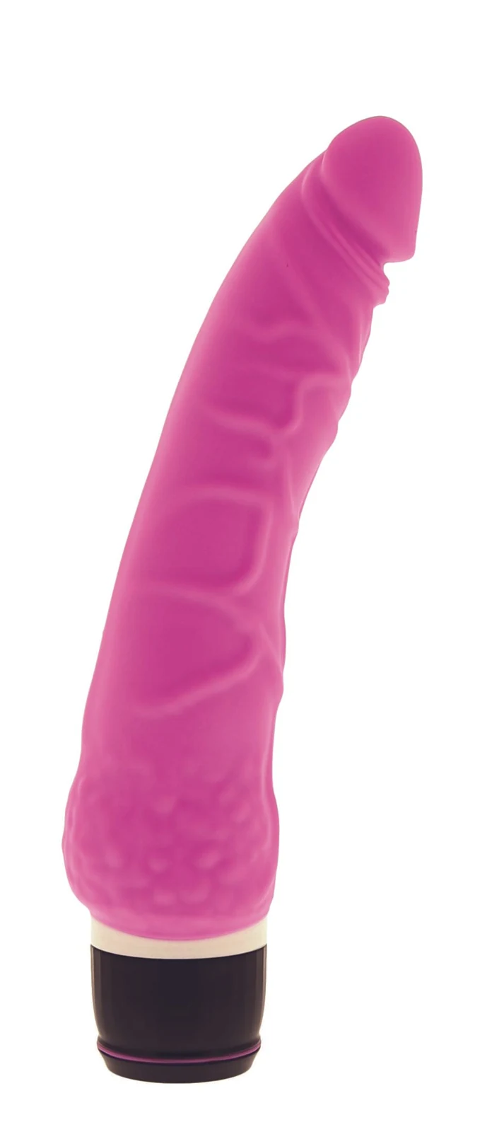 Classic Slim Vibrator Pink van Seven Creations, roze siliconen vibrator