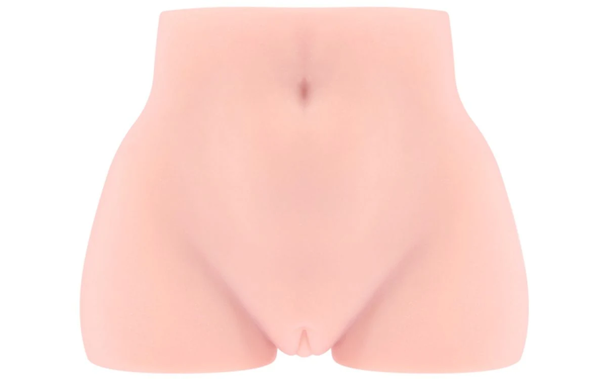 Cleo Masturbator compact model met ronde billen en vlakke onderkant