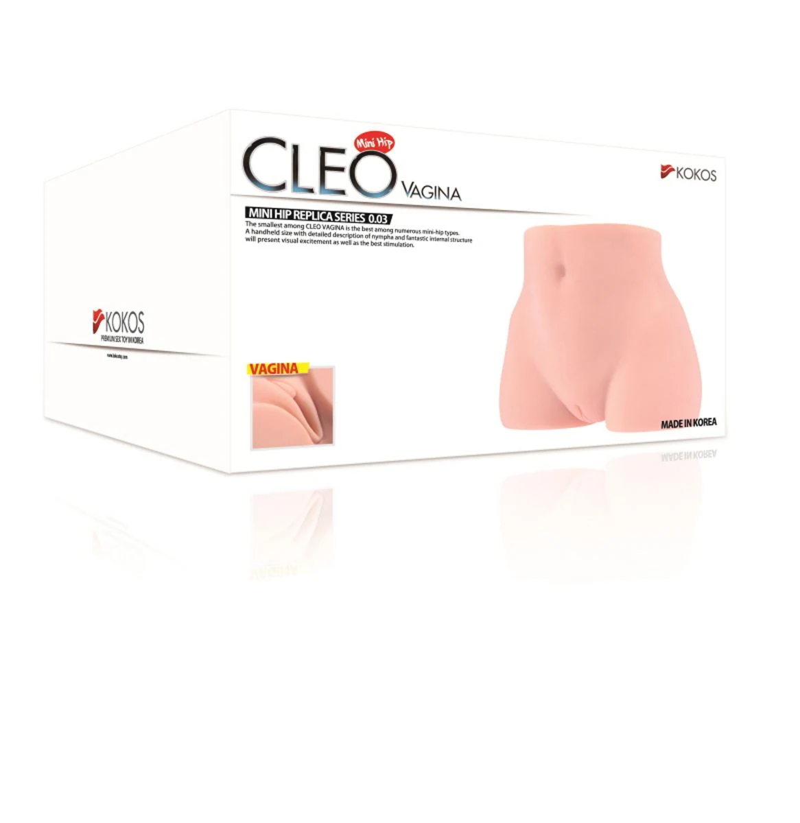 Cleo Masturbator van Kokos, waterproof kunstvagina voor hem