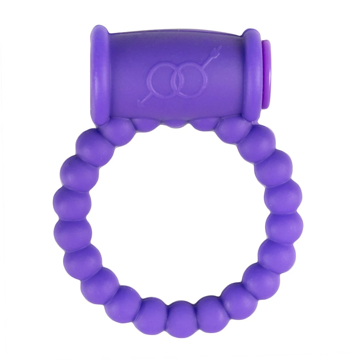 Paarse cockring met vibrator van Easytoys Online Only