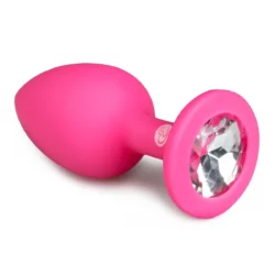 Diamond Plug Klein roze siliconen buttplug van Easytoys Anal Collection