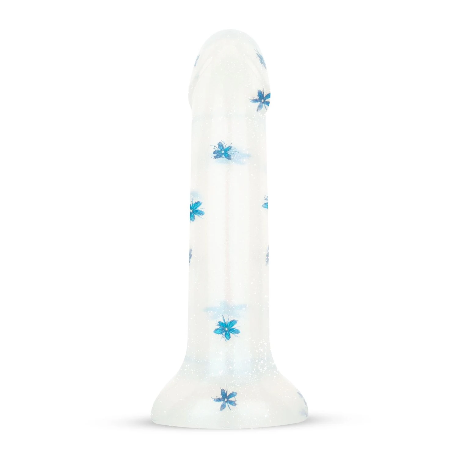 Blauwe dildo met zuignap voor solo- en partnersessies