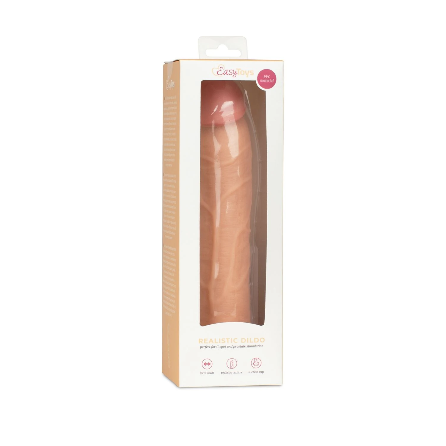 Easytoys Dildo Collection dildo zonder ballen 22,5 cm beige