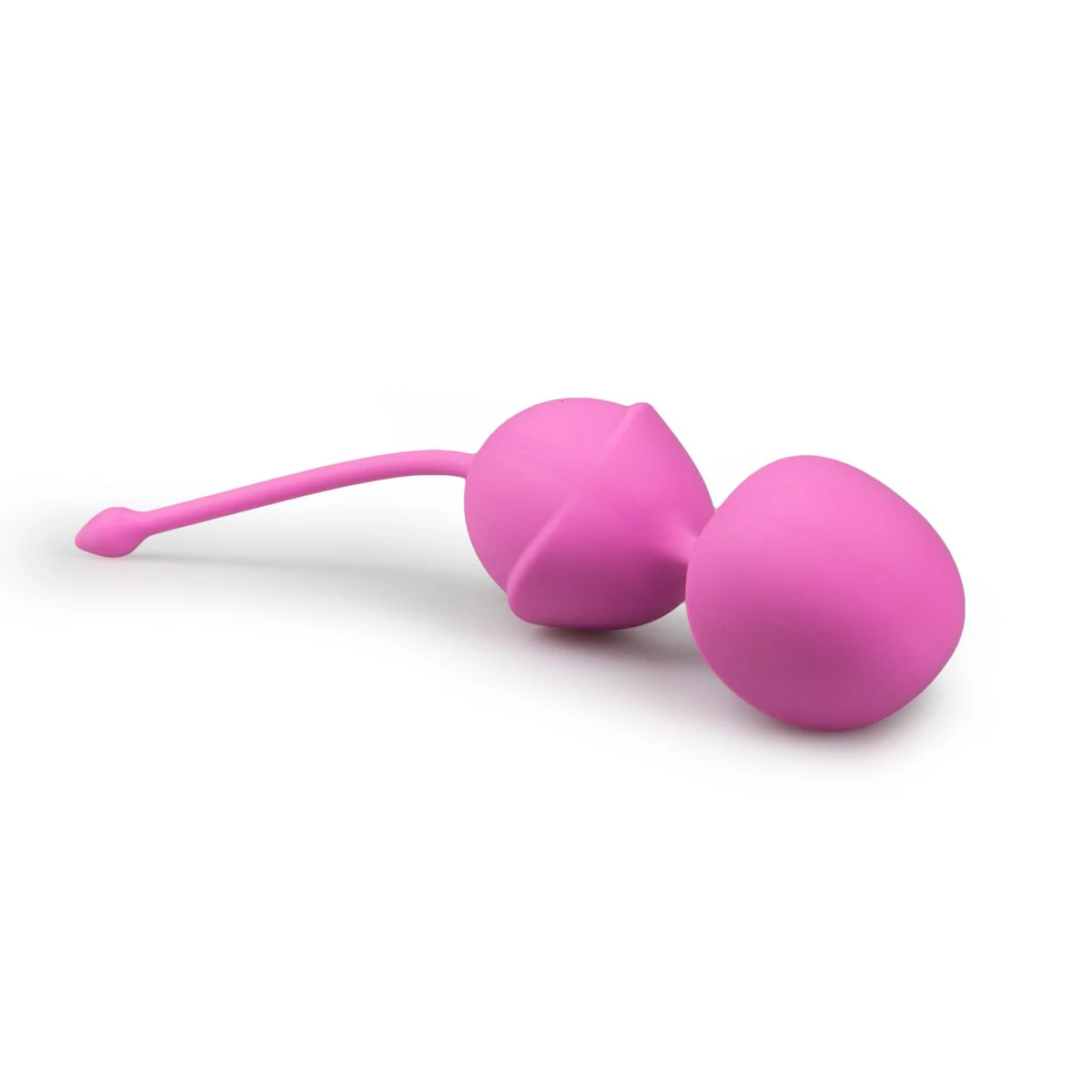 Siliconen vaginaballetjes roze met gewicht en maximale diameter van 38 mm