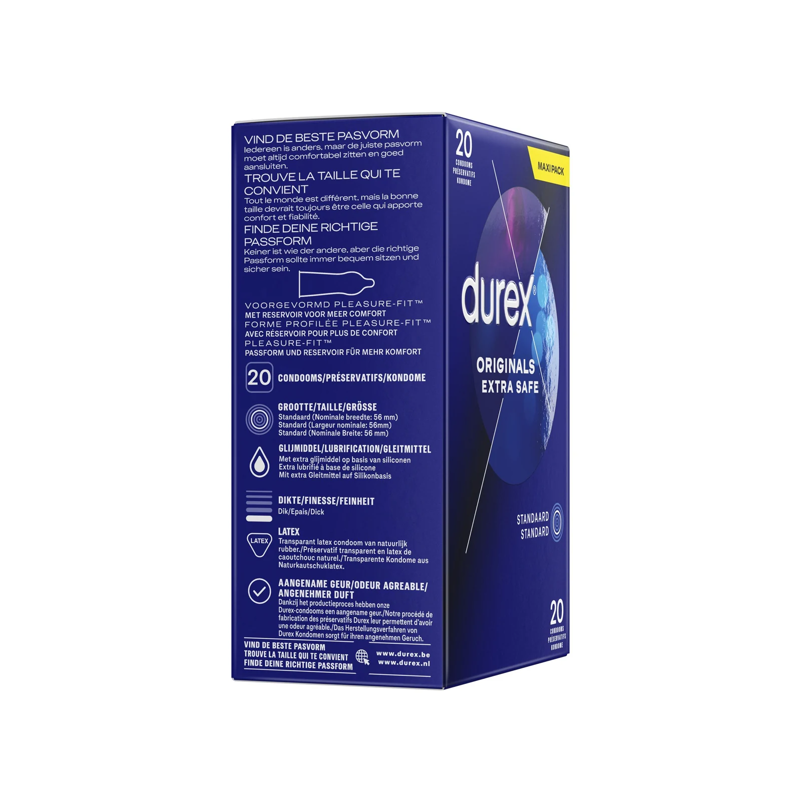 Durex Extra Safe Condooms extra sterk en anatomisch gevormd