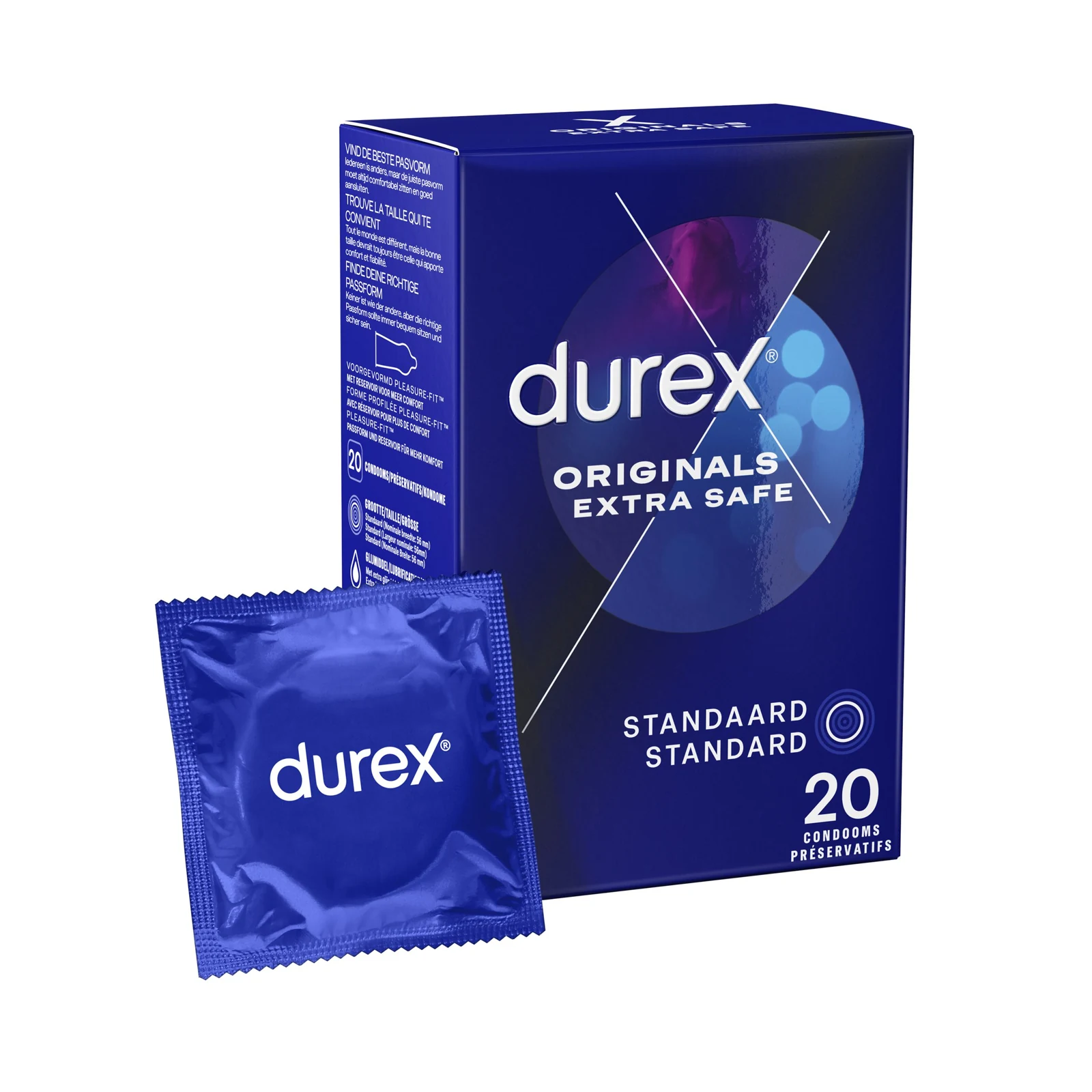 Durex Extra Safe Condooms gladde condooms met Easy-on pasvorm