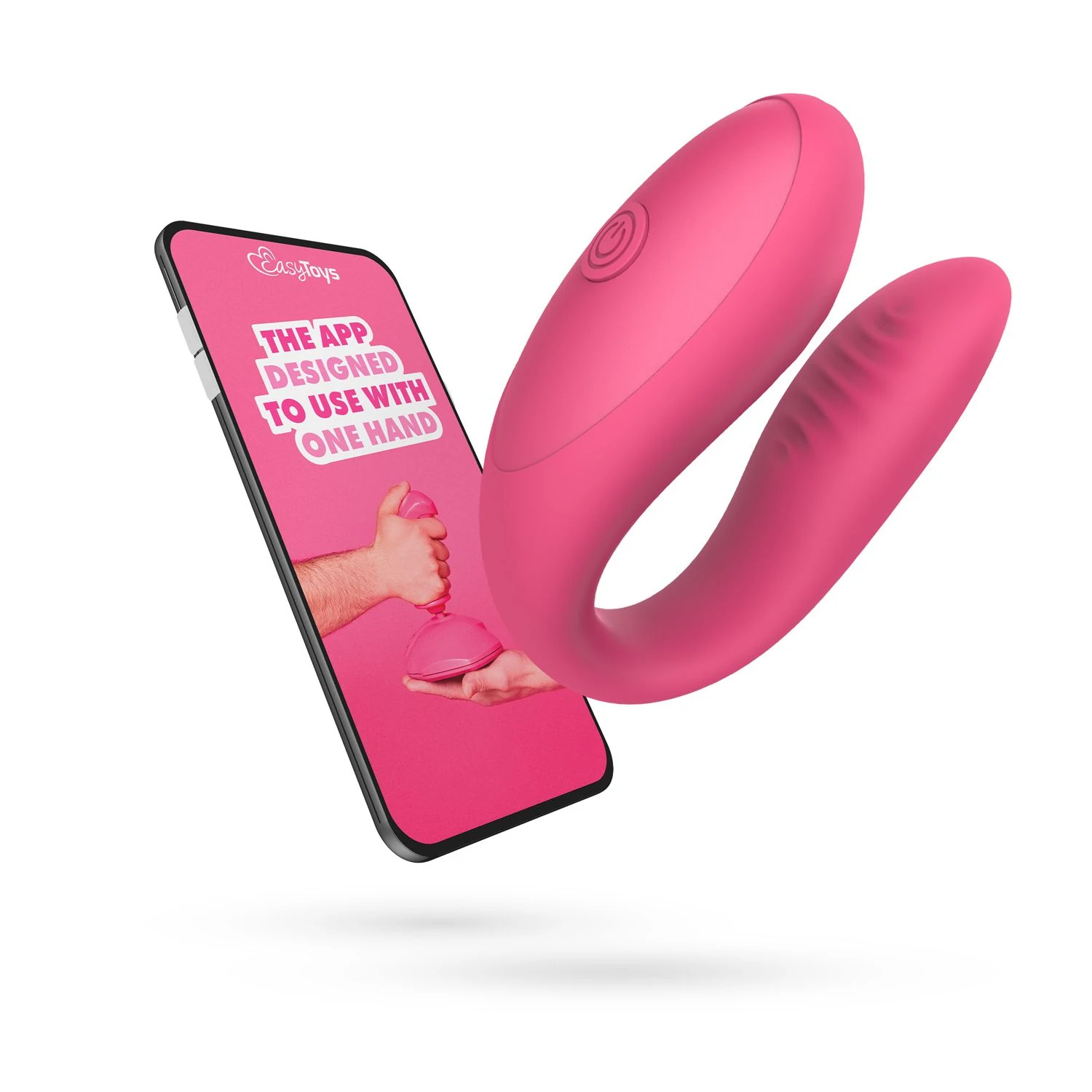 EasyConnect koppelvibrator Orion app gestuurd in roze voor koppels