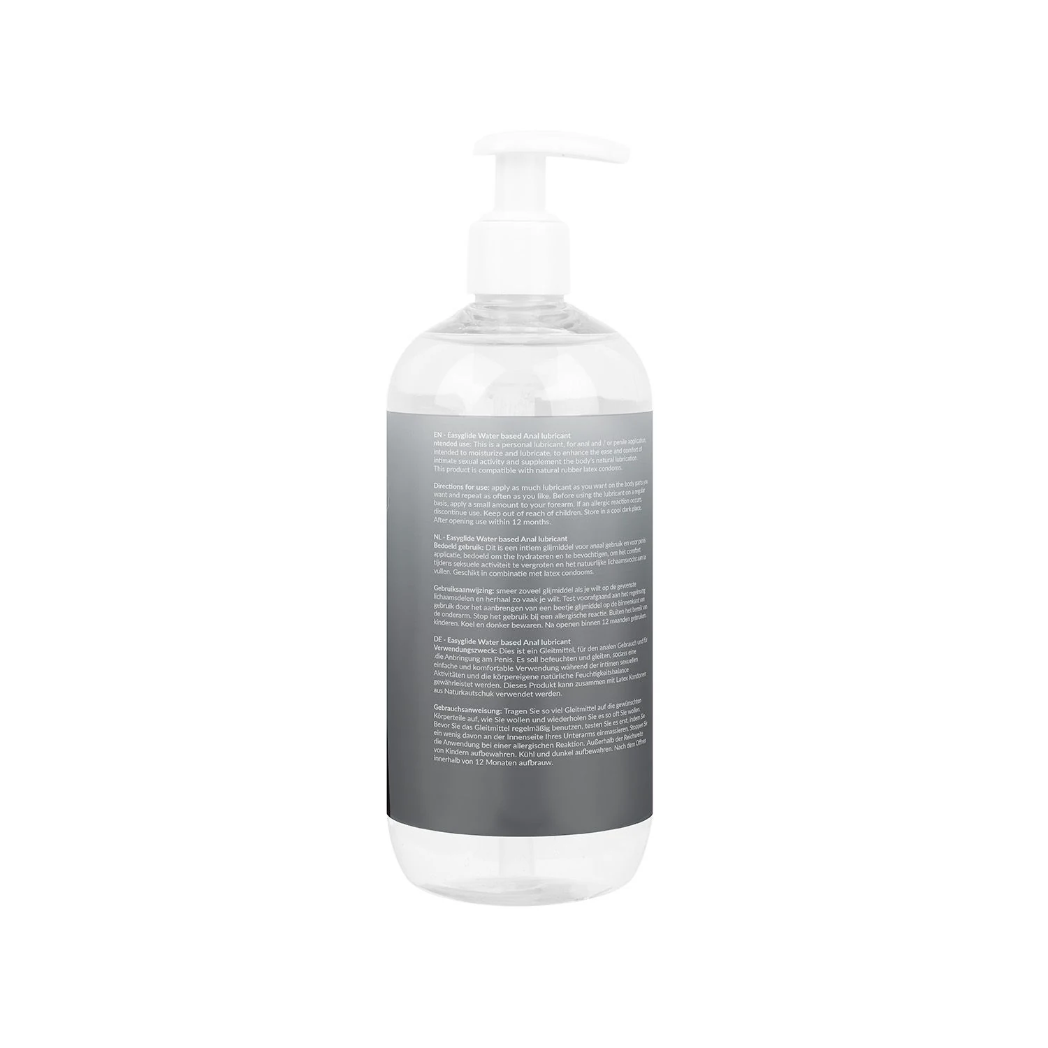 EasyGlide Anaal Glijmiddel 500 ml geur- en kleurloos