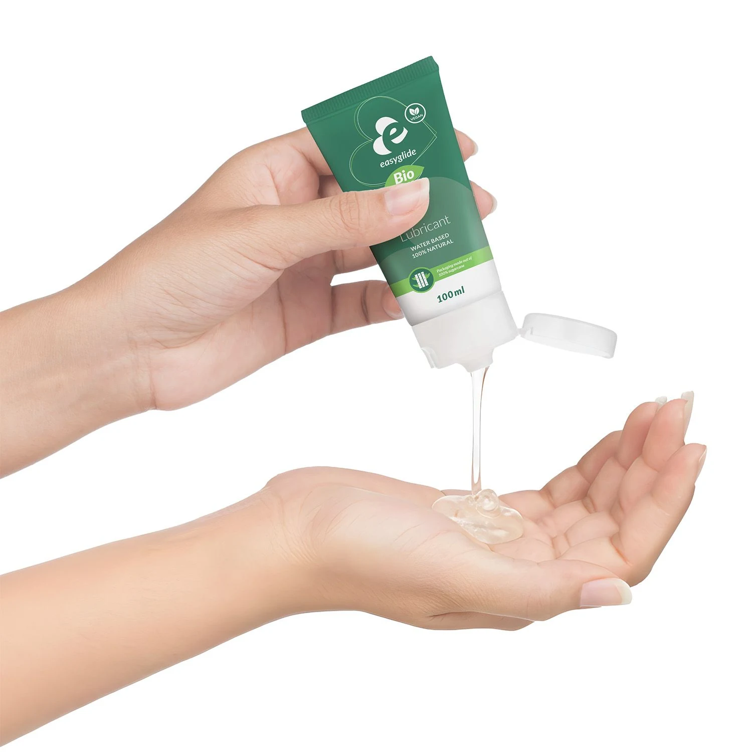 Geurvrij biologisch glijmiddel op waterbasis van EasyGlide, unisex
