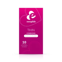 EasyGlide Extra Thin condooms 10 stuks, ultra dun en anatomisch gevormd