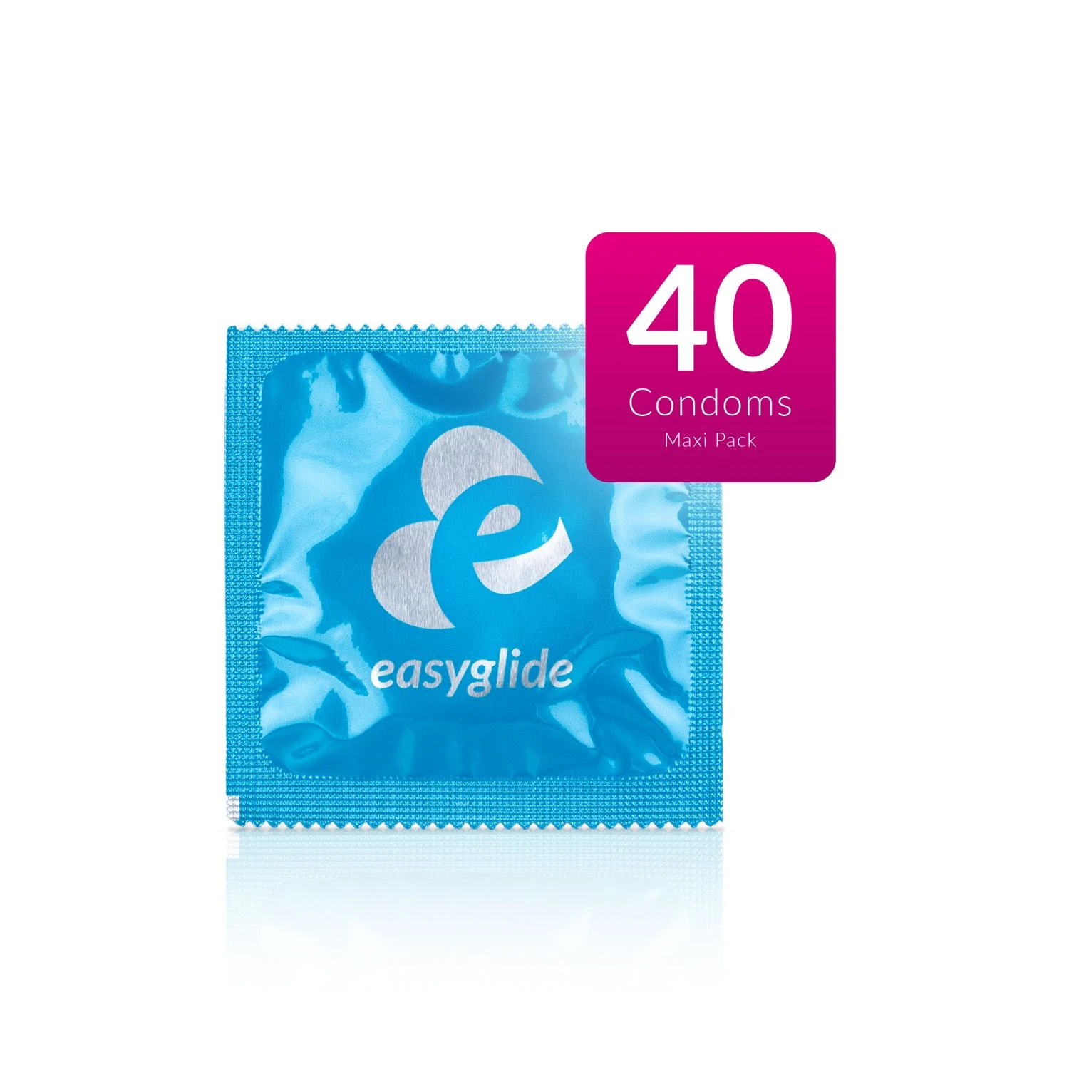 EasyGlide Extra Thin condooms 40 stuks met reservoir en normaal glijmiddel