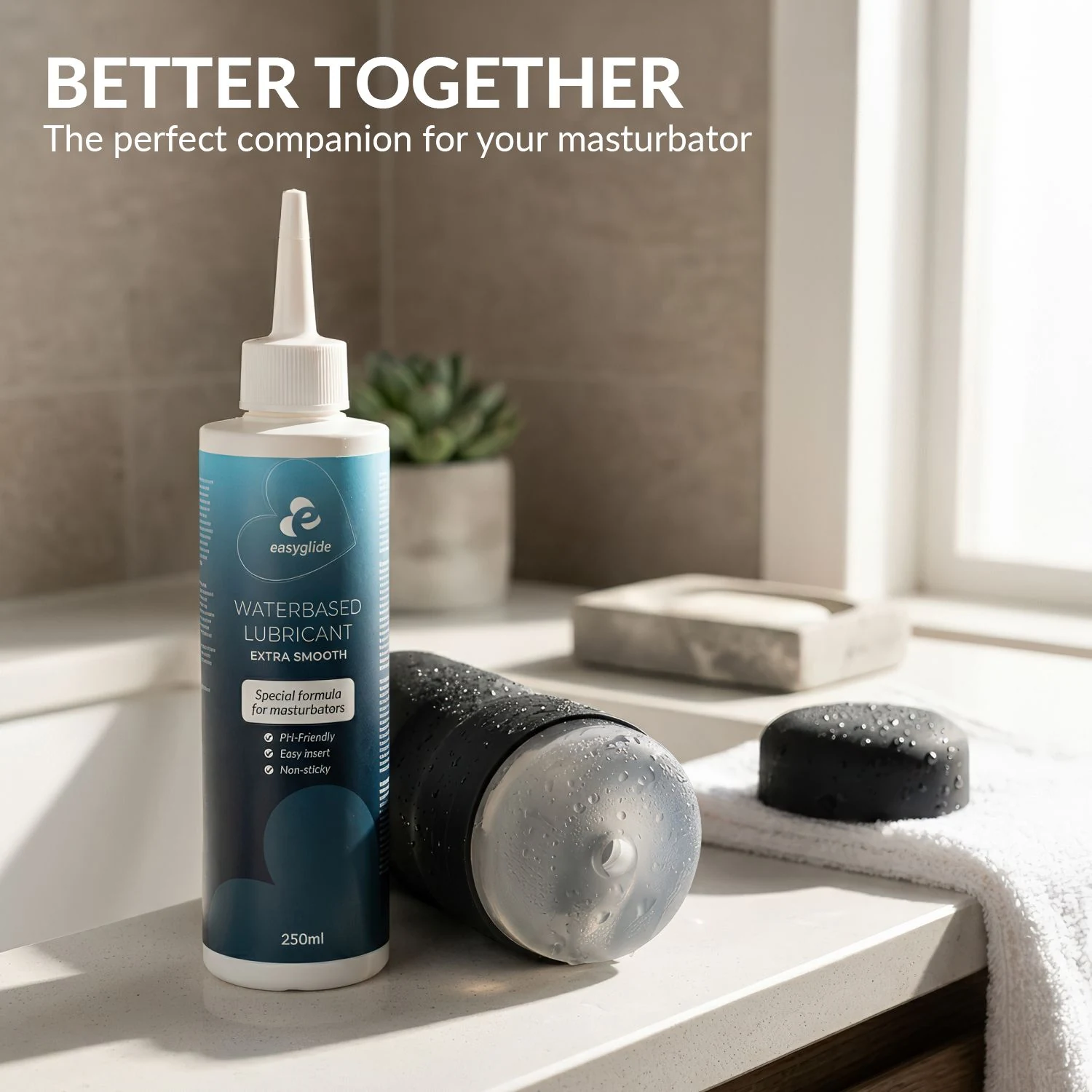 EasyGlide masturbator glijmiddel in gelvorm, 250 ml