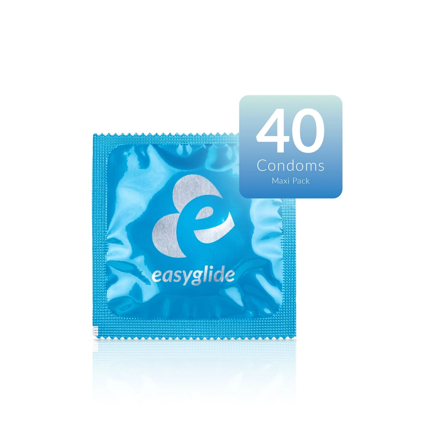 EasyGlide Original condooms 40 stuks, latex condooms met reservoir en normaal glijmiddel