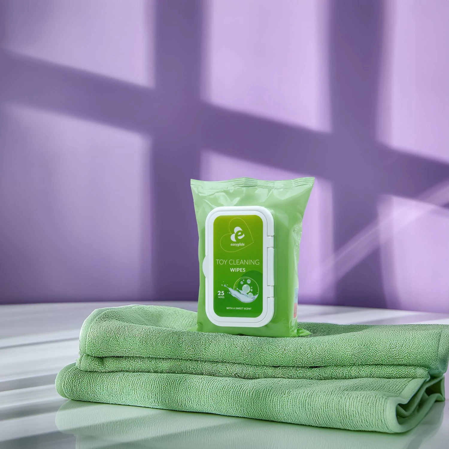 EasyGlide Toy Cleaning Doekjes met 25 doekjes per verpakking