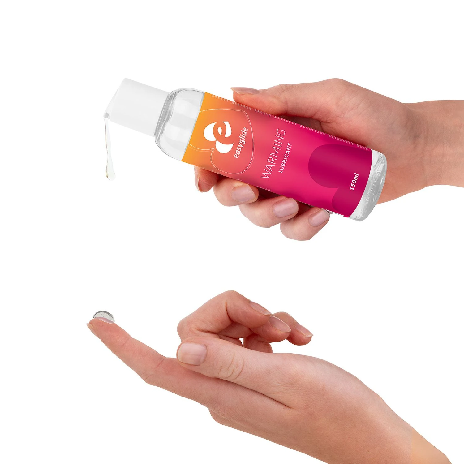 EasyGlide verwarmend glijmiddel, compatibel met latex condooms