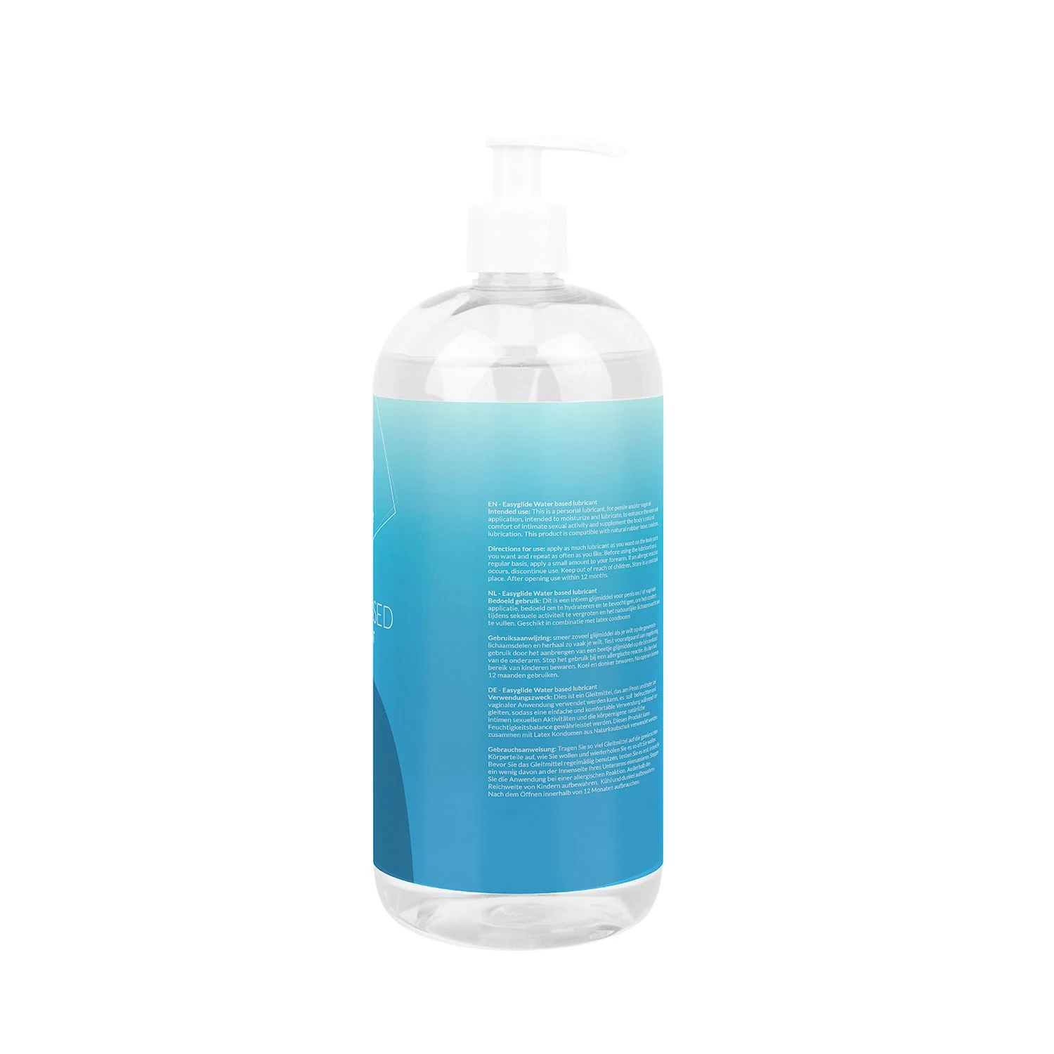 EasyGlide glijmiddel 1000 ml op waterbasis, geur- en kleurloos